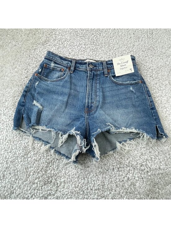 Abercrombie & Fitch Pants - Abercrombie & Fitch The Cutoff Short High Rise Distress Womens 28/6